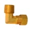 Everflow 1/2 O.D. COMP x 1/2 MIP 90 Degree Elbow Pipe Fitting, Lead Free Brass C69-12-NL - alternate 2